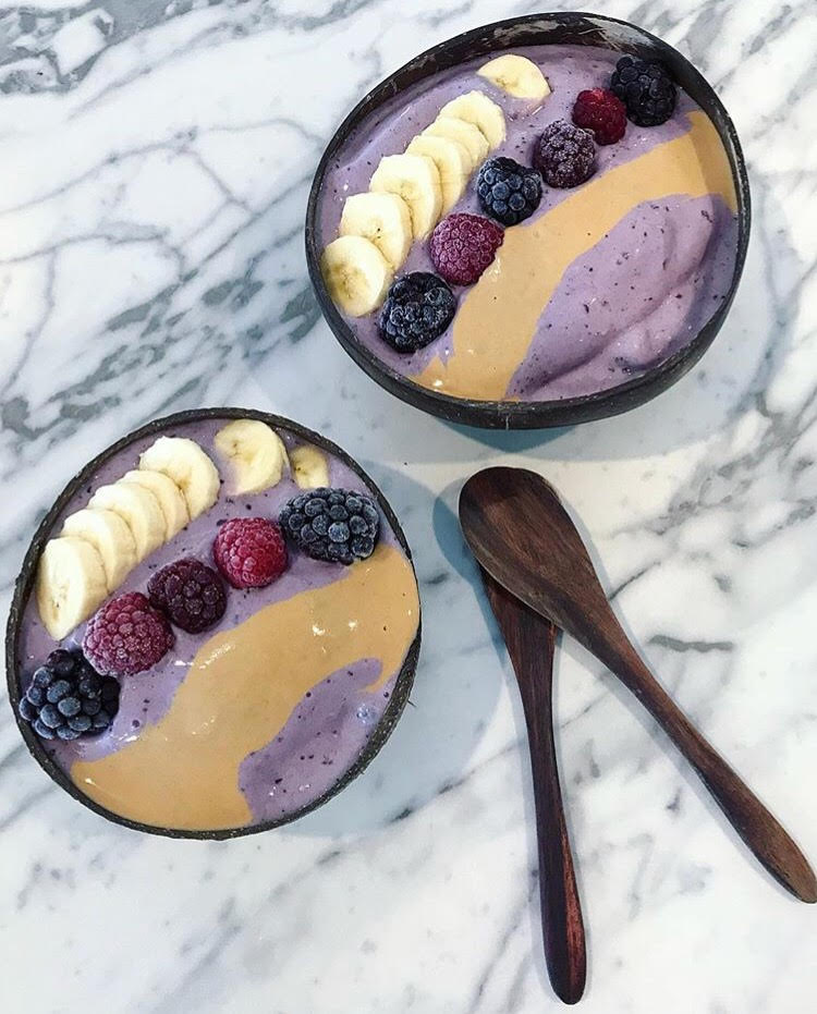 Banana Blueberry Nice Cream