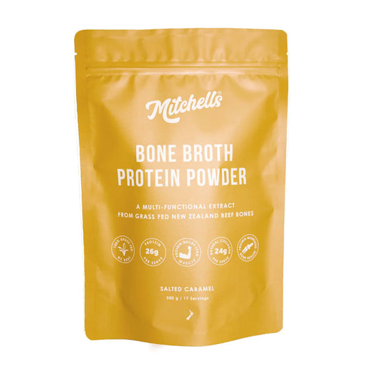 Mitchells Bone Broth Protein Powder - Salted Caramel
