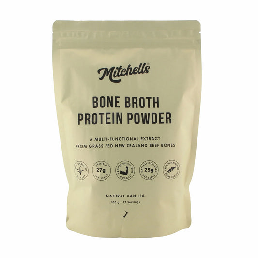 Mitchells Bone Broth Protein Powder - Natural Vanilla